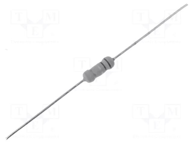 Resistor: metal oxide; THT; 100mΩ; 1W; ±5%; Ø0.7x28mm; Ø3.5x10mm ROYALOHM 1W-0R1