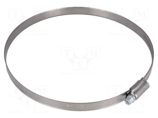 Worm gear clamp; W: 12mm; Clamping: 140÷160mm; DD; W2; DIN 3017 MPC INDUSTRIES MPC-DD2140