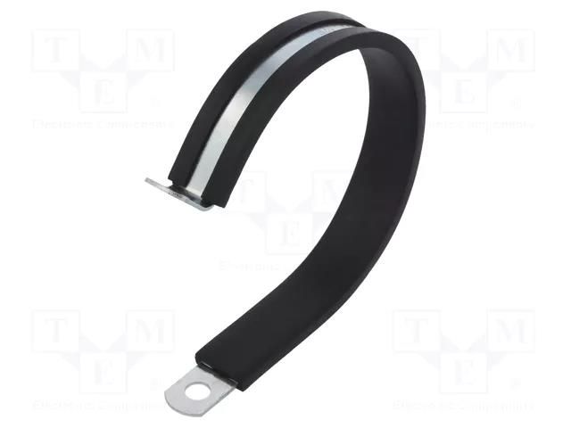 Fixing clamp; ØBundle : 60mm; W: 13mm; steel; Cover material: EPDM MPC INDUSTRIES MPC-LKD1529