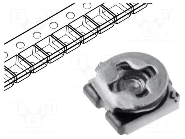 Potentiometer: mounting; single turn; 1kΩ; 100mW; SMD; ±25%; linear SR PASSIVES 3305SMD-1K