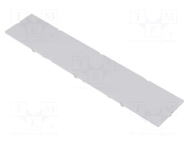 Front panel; with frame,with holder; grey ITALTRONIC IT-P05120201P.BL