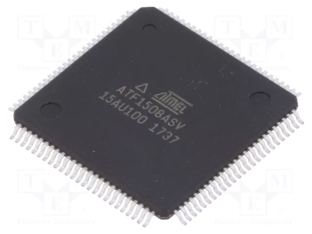 IC: CPLD; SMD; TQFP100; Number of macrocells: 128; I/O: 84; 3÷3.6VDC MICROCHIP TECHNOLOGY ATF1508ASV-15AU100