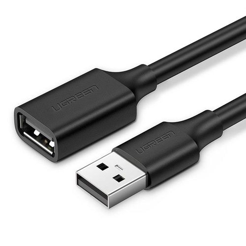 Ugreen cable adapter USB (female) - USB (male) 2m black (10316), Ugreen 6957303813162 6957303813162