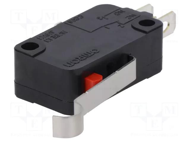 Microswitch SNAP ACTION; 5A/250VAC; SPDT; Rcont max: 30mΩ; Pos: 2 OMRON Electronic Components VX-54-1A3