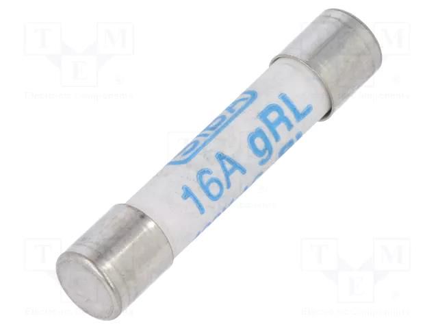 Fuse: fuse; 16A; 400VAC; gRL; ceramic,cylindrical; 6.3x32mm SIBA 7006584.16