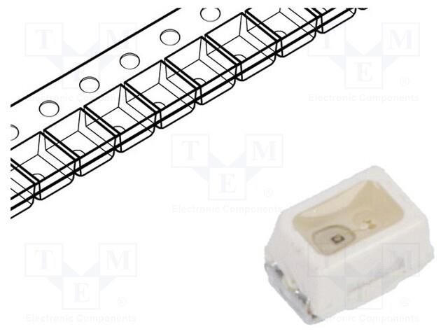 LED; yellow; SMD; 2014,Mini PLCC2; 90÷355mcd; 2÷2.6VDC; 60°; 20mA VISHAY VLME23Q2T1-GS08