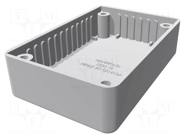 Enclosure: multipurpose; X: 56mm; Y: 85mm; Z: 25mm; 1591S; ABS; grey HAMMOND HM-1591MSGY