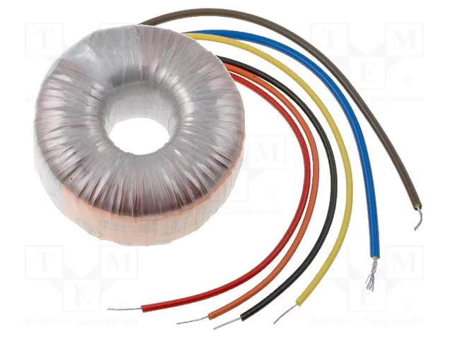 Transformer: toroidal; 15VA; 230VAC; 25V; 25V; 0.3A; 0.3A; Ø: 62mm TALEMA 55103-P1S2