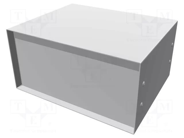 Enclosure: with panel; vented; 1458; X: 254mm; Y: 203mm; Z: 127mm HAMMOND HM-1458VG5B