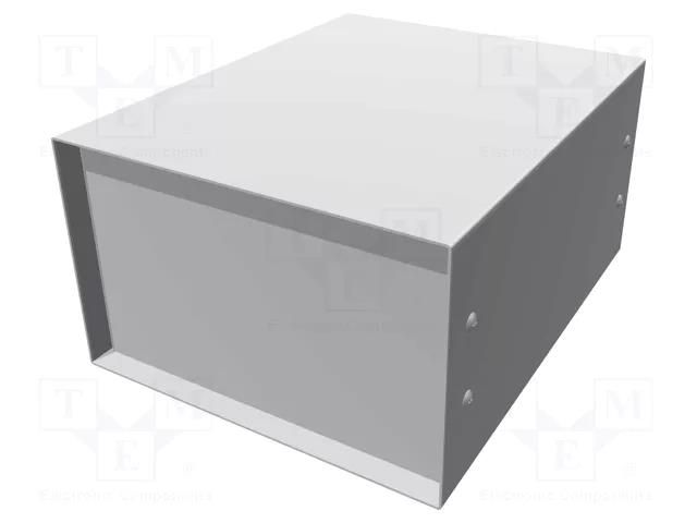 Enclosure: with panel; vented; 1458; X: 203mm; Y: 254mm; Z: 127mm HAMMOND HM-1458VE5