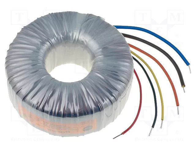 Transformer: toroidal; 500VA; 230VAC; 50V; 50V; 5A; 5A; Leads: cables TALEMA 55188-P1S2