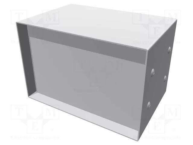 Enclosure: with panel; vented; 1458; X: 152mm; Y: 102mm; Z: 102mm HAMMOND HM-1458VB4