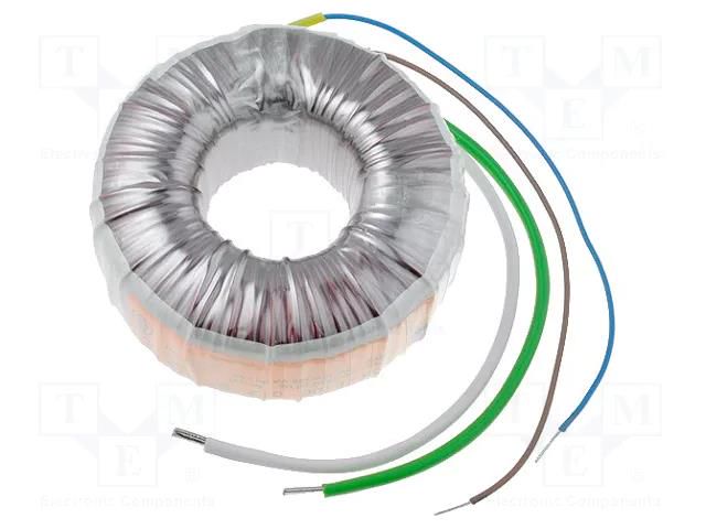 Transformer: toroidal; 80VA; 230VAC; 60V; 1.333A; Leads: cables TALEMA 58-0080-060-S