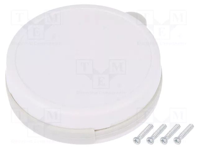 Enclosure: multipurpose; Z: 13mm; light grey; SUI-TEK; with holder TEKO SUI-TEK1A.30