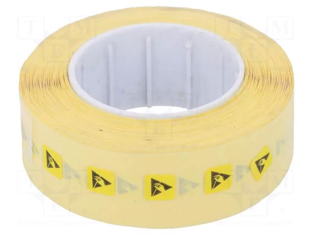 Self-adhesive label; ESD; 5x5mm; 1000pcs; reel ELME ESD-LABELS1