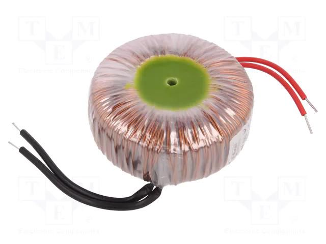 Transformer: toroidal; 100VA; 230VAC; 24V; 4.16A; Leads: cables BREVE TUFVASSONS TTS100/Z230/24V