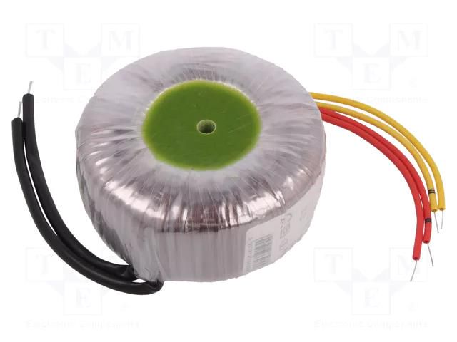 Transformer: toroidal; 50VA; 230VAC; 24V; 24V; 1.04A; 1.04A; Ø: 78mm BREVE TUFVASSONS TTS50/Z230/24-24V