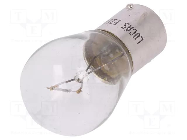 Filament lamp: automotive; BA15S SCC; transparent; 24V; 21W; LLB LUCAS LLB241T