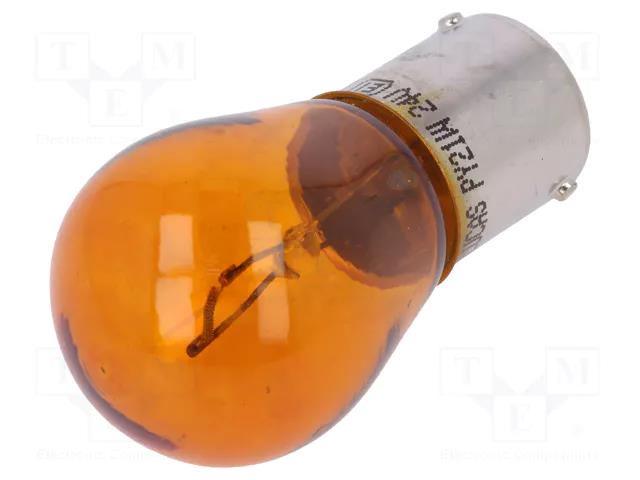 Filament lamp: automotive; BAU15S; orange; 24V; 21W; LLB; trucks LUCAS LLB588T