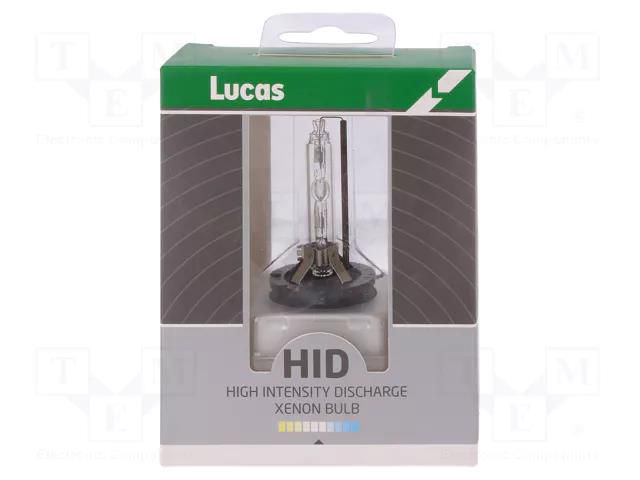 Filament lamp: automotive; PK32d-2; transparent; 85V; 35W; LLD LUCAS LLD1S