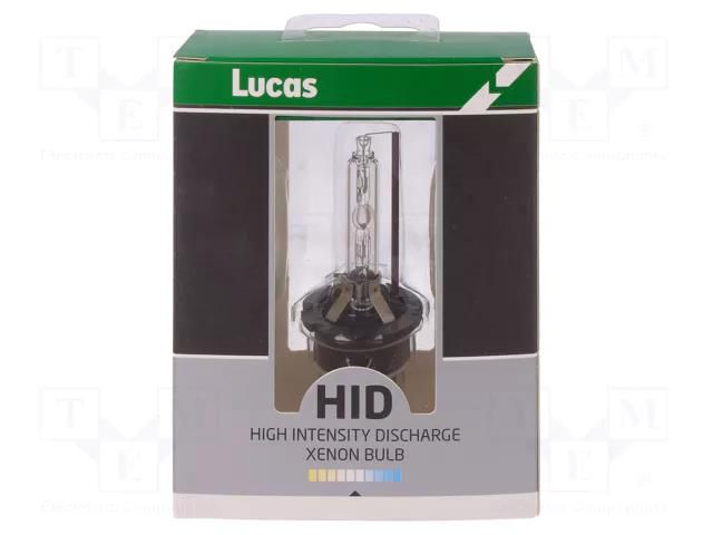 Filament lamp: automotive; PK32d-2; transparent; 85V; 35W; LLD LUCAS LLD2S