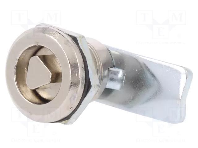 Lock; zinc and aluminium alloy; 13.5mm; Key code: T7 RST ROZTOCZE M16-2.13-T7.2.12