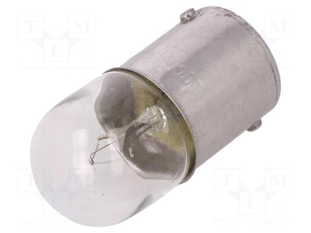 Filament lamp: automotive; BA15S SCC; transparent; 12V; 5W; LLB LUCAS LLB207T