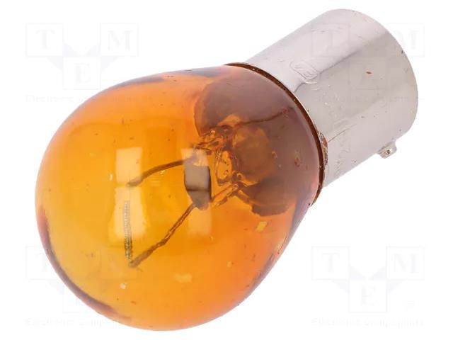 Filament lamp: automotive; BAU15S; orange; 12V; 21W; LLB LUCAS LLB581T