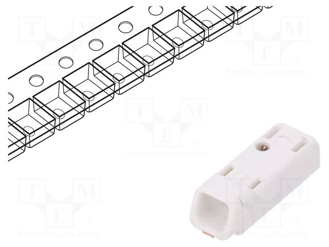 Connector: plug-in; LED Light; MICROCON; 6A; 600V; SMT; 0.2÷0.75mm2 ELECTRO TERMINAL MICROCON-SMD-1PS