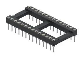DIP SOCKET, 28POS, 2.54MM, THROUGH HOLE 110-47-628-41-001000