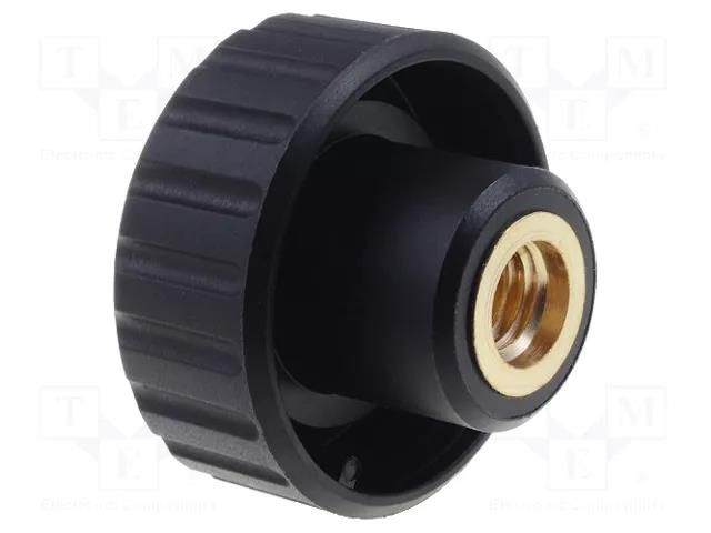 Knob; Ø: 32mm; Int.thread: M6; 16mm; H: 22mm; polyamide ELESA+GANTER BT.32FP-M6