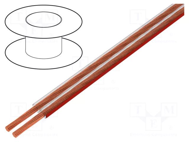 Wire: loudspeaker cable; HELUSOUND®; 2x2.5mm2; stranded; Cu HELUKABEL SOUND-40183