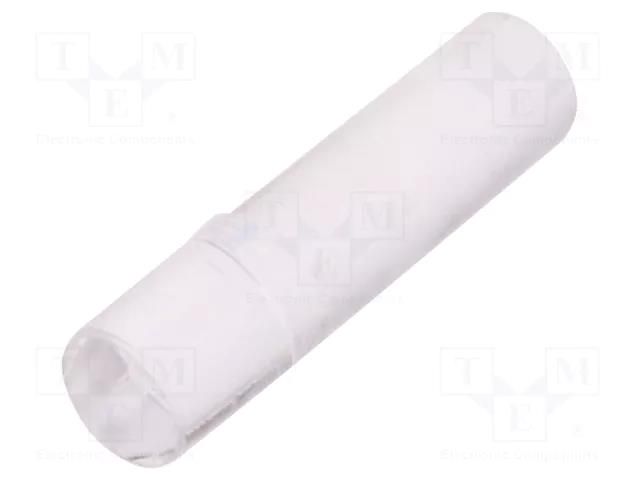 Fiber for LED; Ø1.7mm; L: 4.1mm; round; Front: flat; straight FIX&FASTEN FIX-LEM-185