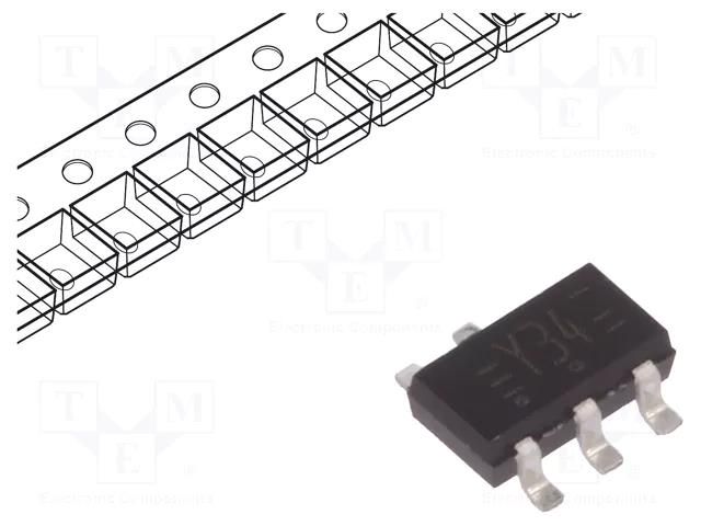 IC: digital; buffer,non-inverting; Ch: 2; CMOS,TTL; SMD; TSOP6; LVC NEXPERIA 74LVC2G34GV.125