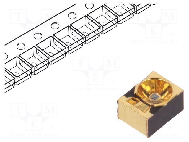 Phototransistor; SMD; 130mW; λp max: 990nm; 35V; 60°; λd: 500÷1100nm ams OSRAM SFH3600-2/3