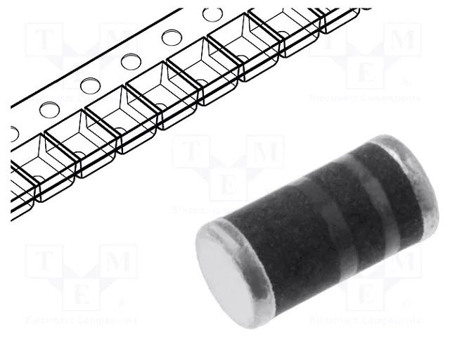 Diode: Schottky rectifying; MELF plastic; SMD; 40V; 1A; reel,tape DIOTEC SEMICONDUCTOR SM5819-DIO