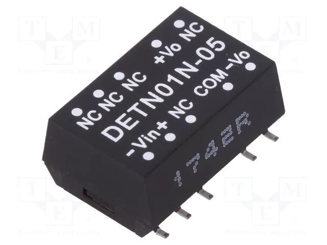 Converter: DC/DC; 1W; Uin: 21.6÷26.4VDC; Uout: 5VDC; Uout2: -5VDC MEAN WELL DETN01N-05