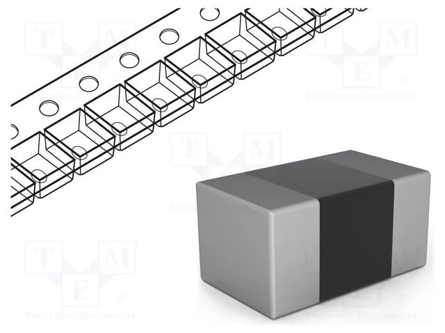Inductor: air coil; SMD; 0402; 8.2nH; 500mA; 0.25Ω; ±5%; LQG; 180mm MURATA LQG15HN8N2J02D