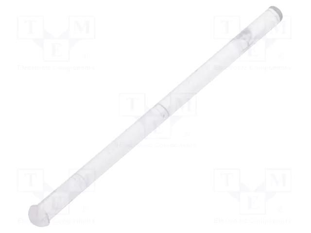 Fiber for LED; Ø2mm; L: 29.2mm; round; Front: convex; straight FIX&FASTEN FIX-LEM-193