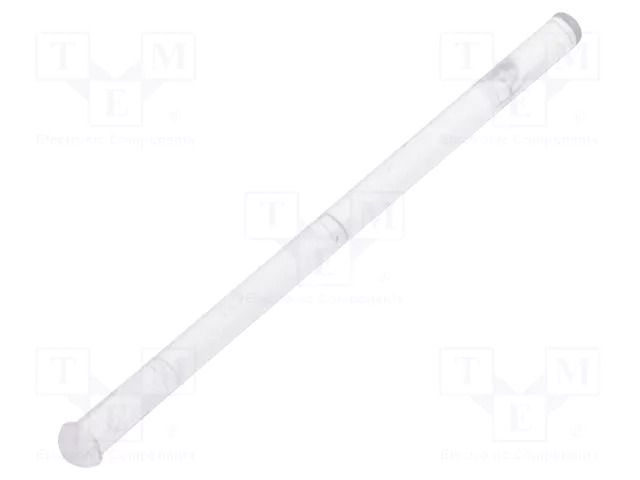 Fiber for LED; Ø2mm; L: 29.2mm; round; Front: convex; straight FIX&FASTEN FIX-LEM-193