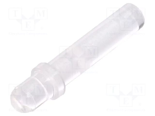 Fiber for LED; Ø3mm; L: 13.5mm; round; Front: convex; straight FIX&FASTEN FIX-LEM-5