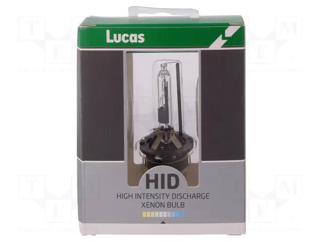 Filament lamp: automotive; PK32d-3; transparent; 85V; 35W; LLD LUCAS LLD2R