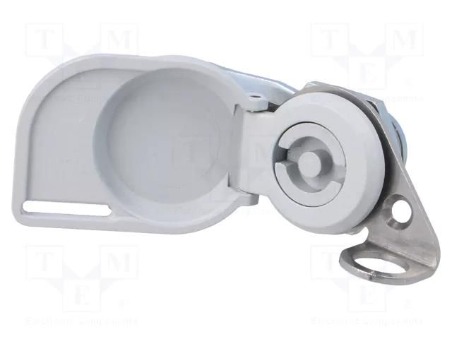 Lock; left; zinc and aluminium alloy; 15mm; Key code: D5 RST ROZTOCZE M22/B-D5-15-5-L