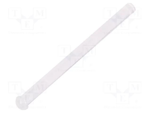 Fiber for LED; Ø2mm; L: 21.8mm; round; Front: convex; straight FIX&FASTEN FIX-LEM-141V0