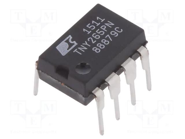 IC: PMIC; AC/DC switcher,SMPS controller; Uin: 85÷265V; DIP-8B POWER INTEGRATIONS TNY265PN