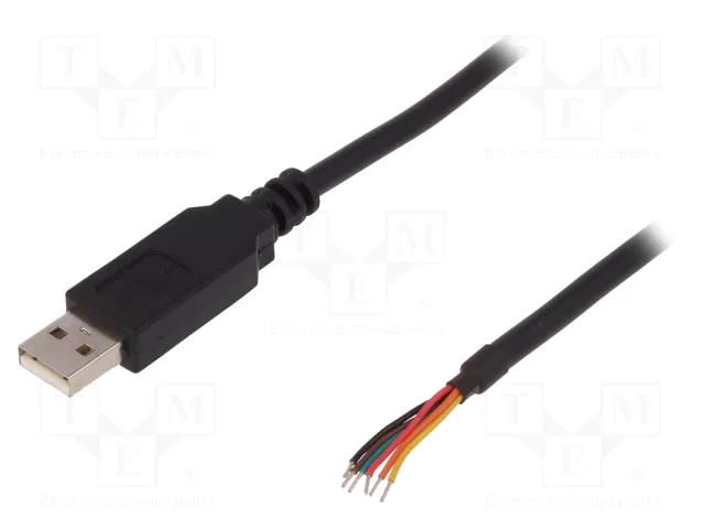 Module: cable integrated; USB; lead; 3.3V; USB A FTDI TTL-232R-3V3-WE