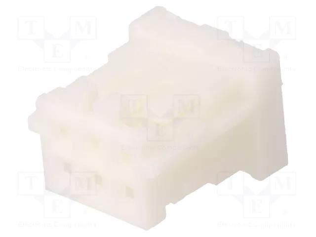 Connector: wire-wire/PCB; plug; female; PIN: 6; SignalBee; straight HIROSE DF1B-6DS-2.5RC