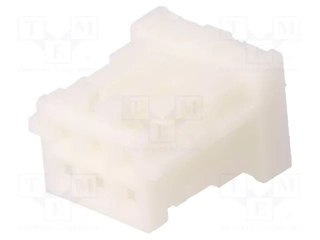 Connector: wire-wire/PCB; plug; female; PIN: 6; SignalBee; straight HIROSE DF1B-6DS-2.5RC