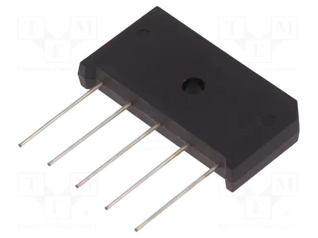 Bridge rectifier: three-phase; Urmax: 1kV; If: 27A; Ifsm: 310A; THT SEMIKRON DANFOSS DBI25-10P