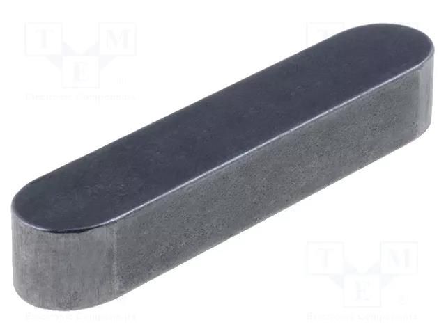 Parallel key; BN 870; DIN 6885; carbon steel; W: 2mm; H: 2mm; L: 6mm BOSSARD B2X2X6/BN870